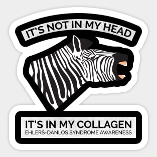 Ehlers Danlos Awareness It's Not In My Head Sticker